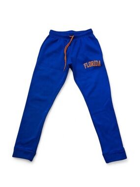 Blue Florida Gators Sweatpants with Orange Detail